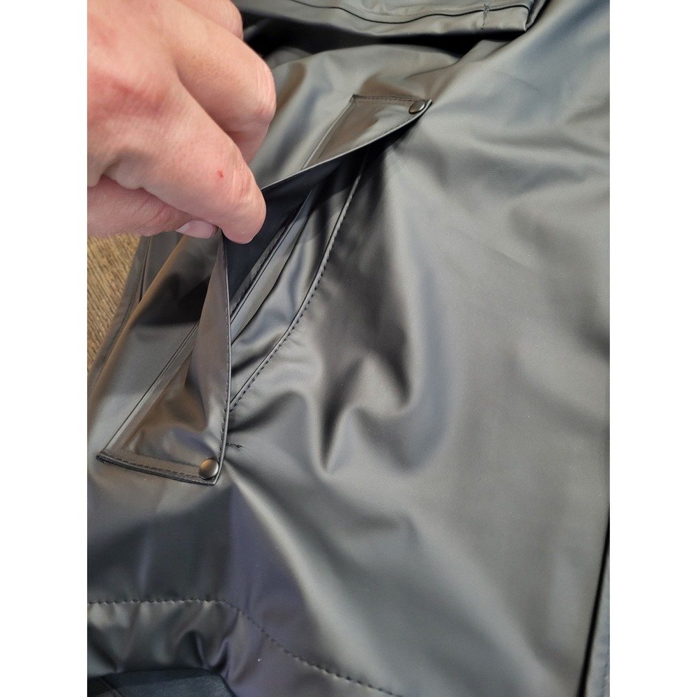 New Helly Hansen Womens Moss Rain Jacket Size Small/Petite $85 Black - Picture 9 of 11